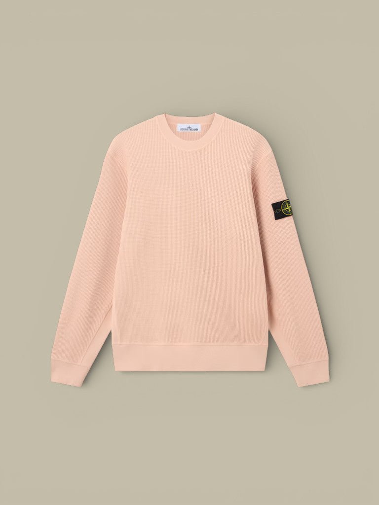 Pull Stone Island Rose - Coton Waffle Fleece - sweat