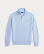 Pull Ralph Lauren Bleu - PULL EN COTON MAILLE À QUART DE ZIP Ralph Lauren