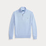 Pull Ralph Lauren Bleu - PULL EN COTON MAILLE À QUART DE ZIP Ralph Lauren