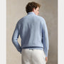Pull Ralph Lauren Bleu - PULL EN COTON MAILLE À QUART DE ZIP Ralph Lauren