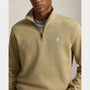 Pull Ralph Lauren Beige - PULL À QUART DE ZIP EN MAILLE DOUBLE Ralph Lauren