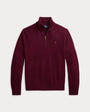 Pull Ralph Lauren Bordeaux - PULL EN LAINE À QUART DE ZIP Ralph Lauren
