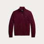 Pull Ralph Lauren Bordeaux - PULL EN LAINE À QUART DE ZIP Ralph Lauren