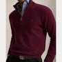 Pull Ralph Lauren Bordeaux - PULL EN LAINE À QUART DE ZIP Ralph Lauren
