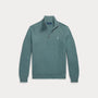 Pull Ralph Lauren Turquoise - PULL EN COTON MAILLE À QUART DE ZIP Ralph Lauren