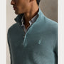 Pull Ralph Lauren Turquoise - PULL EN COTON MAILLE À QUART DE ZIP Ralph Lauren