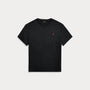 T-Shirt Ralph Lauren Noir - T-SHIRT COL ROND EN MAILLOT COUPE CLASSIQUE Ralph Lauren