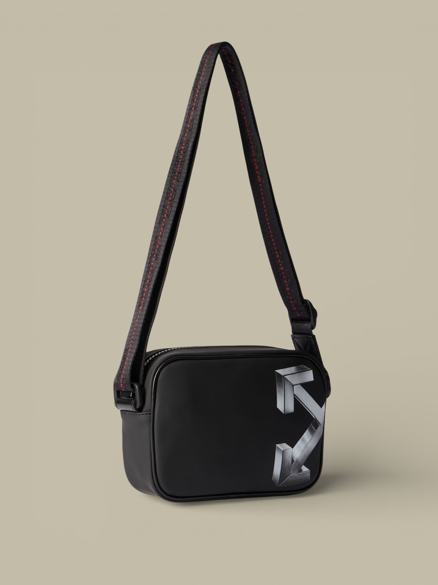 Sacoche bandoulière Off - White Noir – Heritage Camera - sacoche