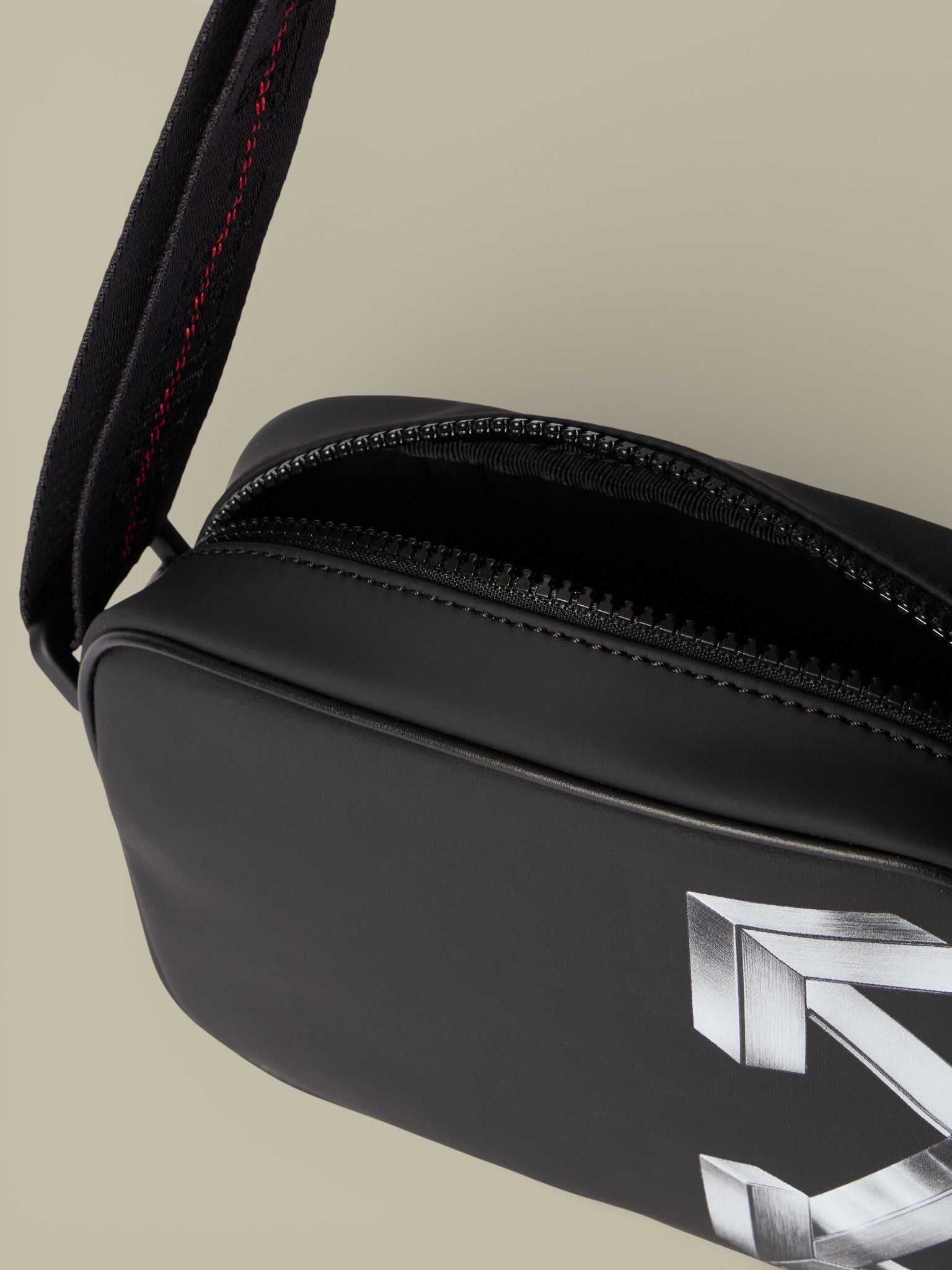 Sacoche bandoulière Off - White Noir – Heritage Camera - sacoche