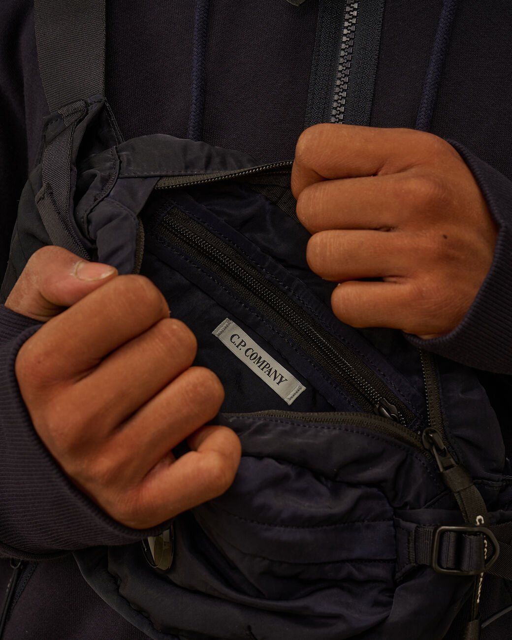 Sacoche C.P. Company Bleu Nuit - Crossbody - sacoche