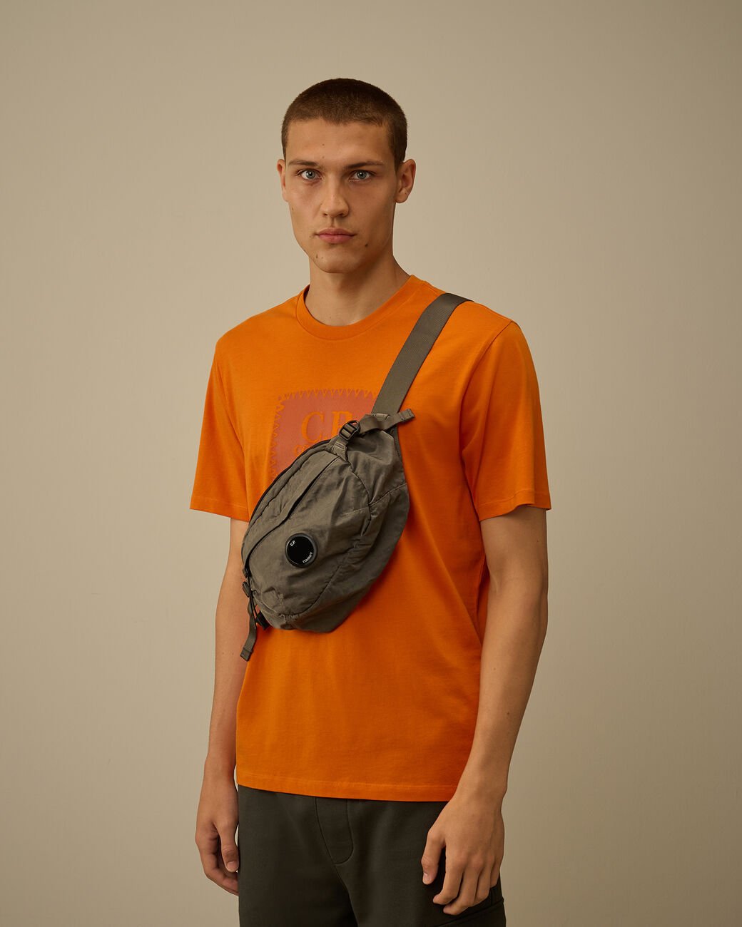 Sacoche C.P. Company Gris Foncé - Crossbody - sacoche