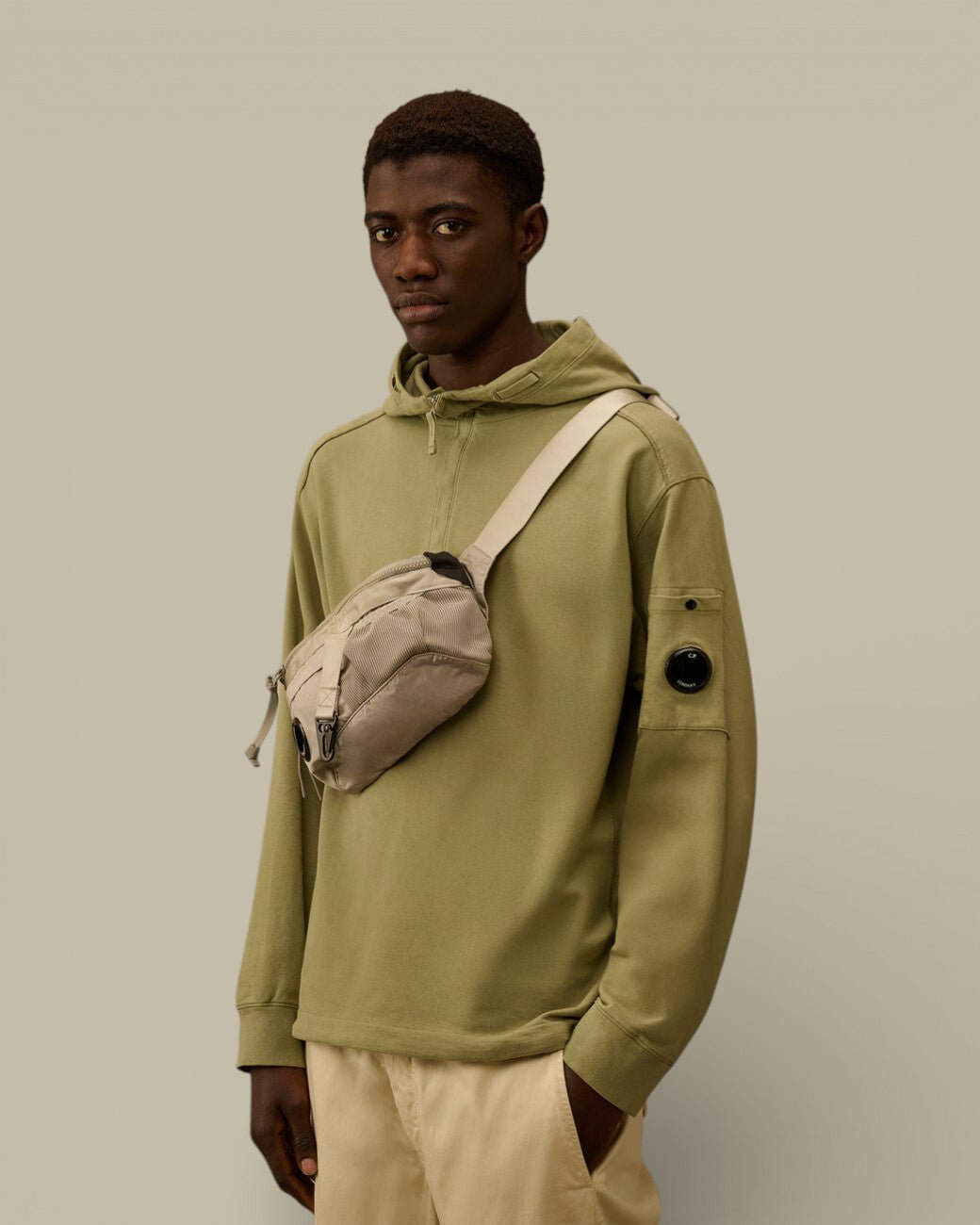 Sacoche C.P. Company Gris - Nylon B Lens - sacoche