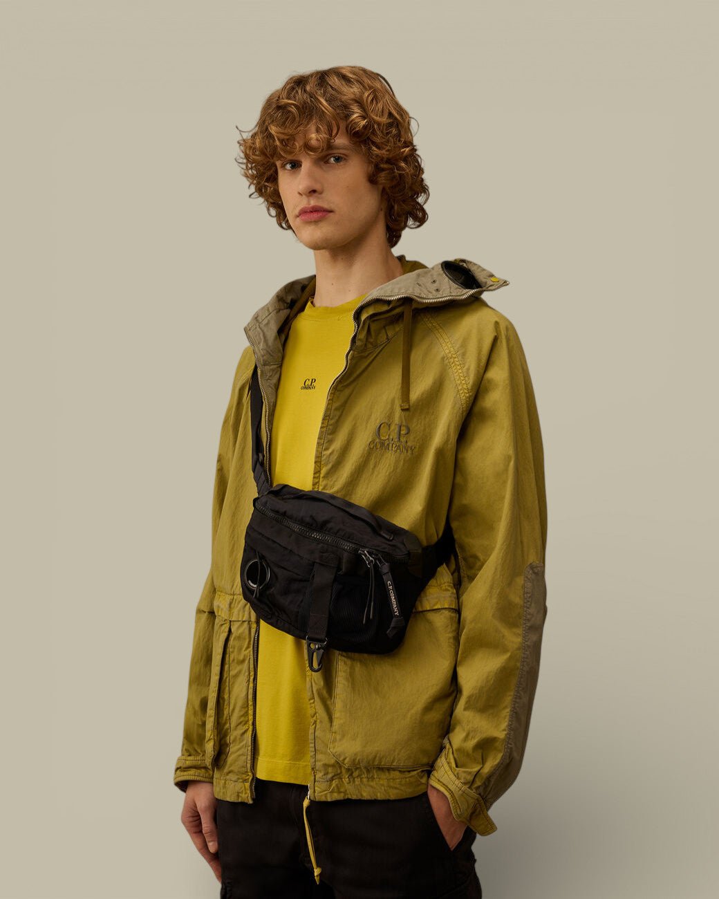 Sacoche C.P. Company Noir - Nylon B Lens - sacoche