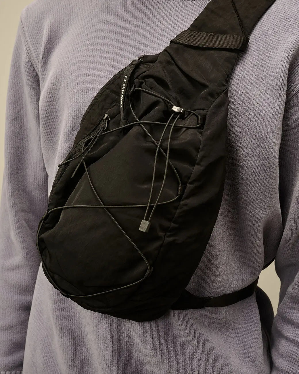 Sacoche C.P. Company Noir Nylon - Guitare - sacoche