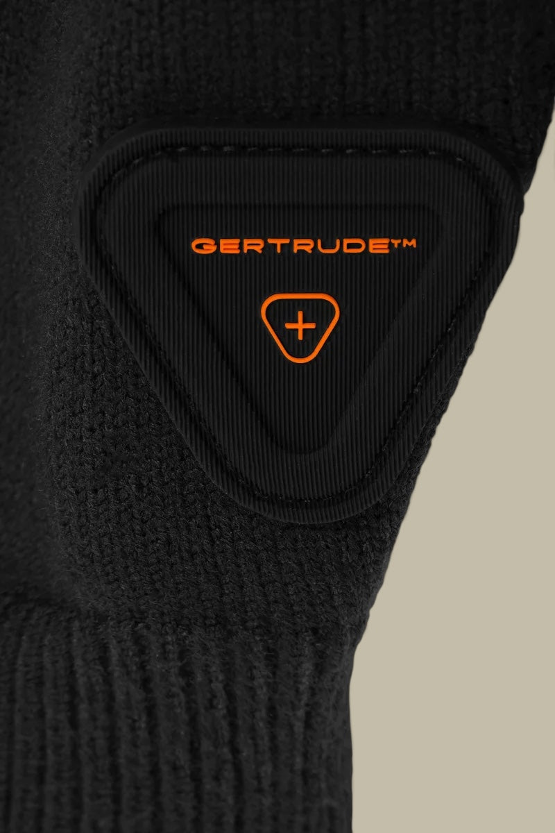 Veste à Capuche Gertrude Noir - Bi matière