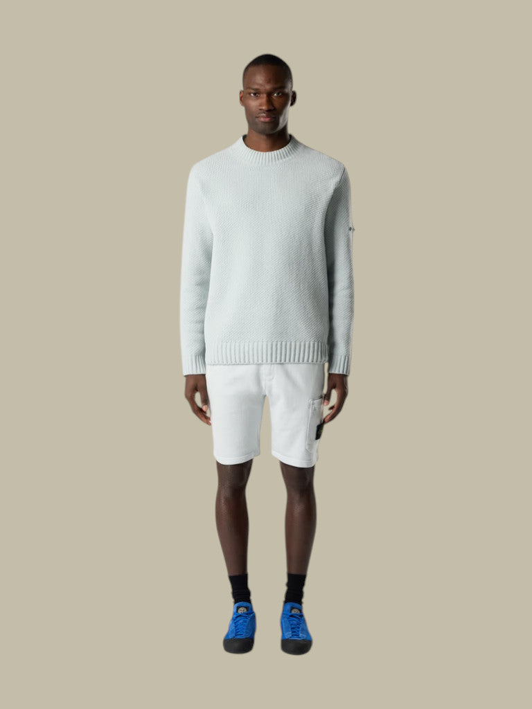 Short Stone Island Bleu Ciel - Coton Stone Island