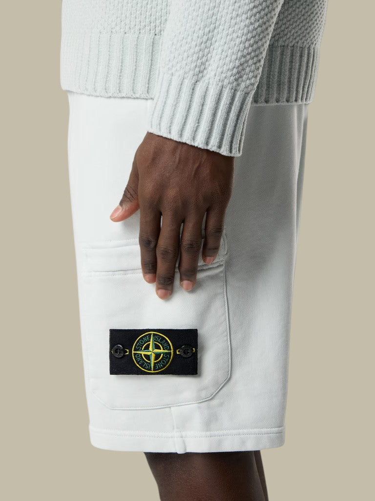 Short Stone Island Bleu Ciel - Coton Stone Island
