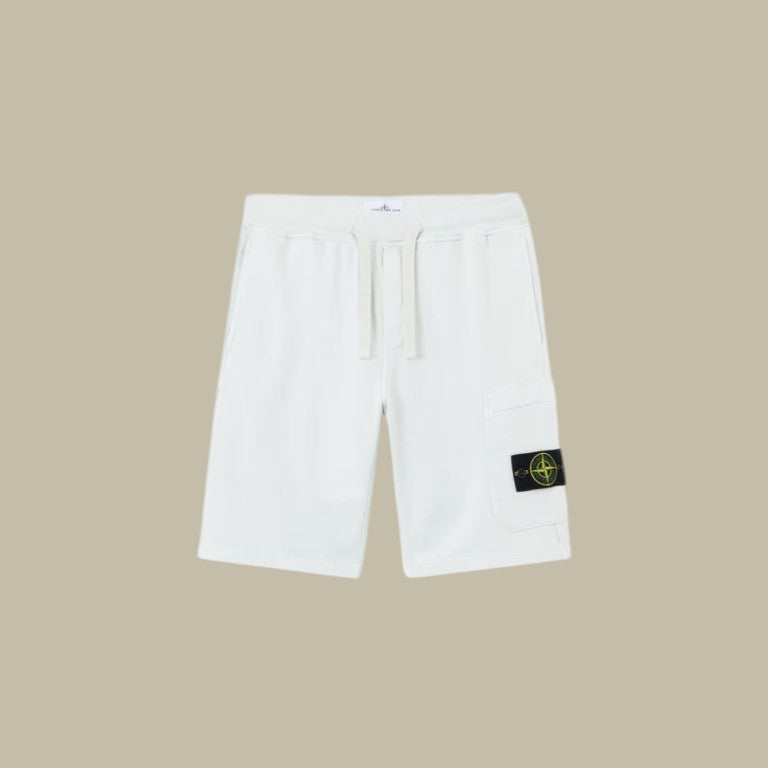 Short Stone Island Bleu Ciel - Coton Stone Island