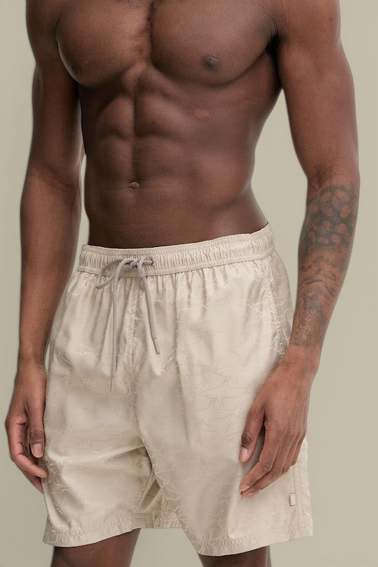 Short de Bain Paul And Shark Beige - Monogramme Paul and Shark