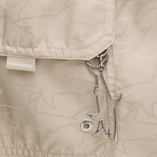 Short de Bain Paul And Shark Beige - Monogramme Paul and Shark