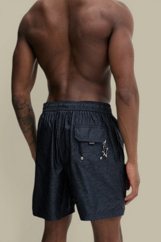 Short de Bain Paul And Shark Bleu Marine - Monogramme Paul and Shark