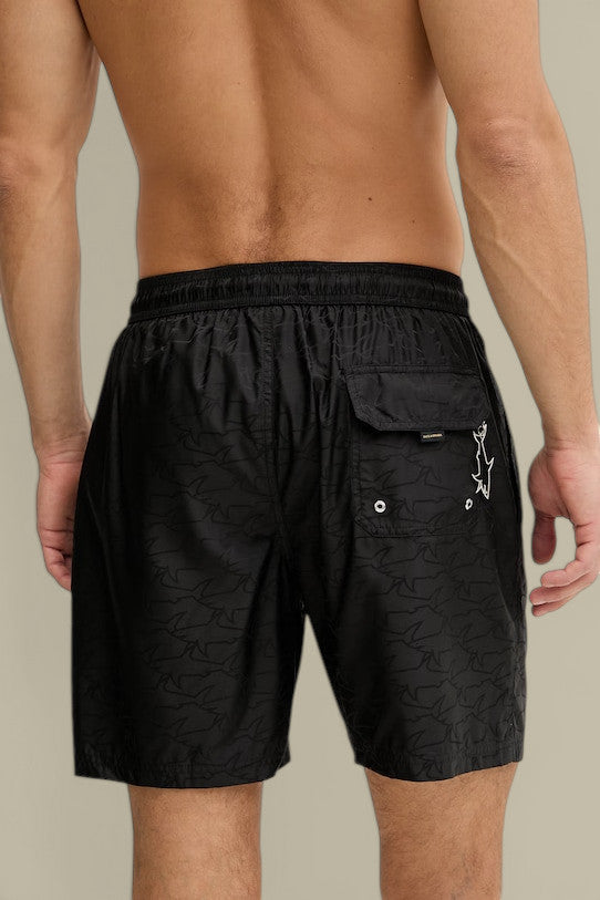 Short de Bain Paul And Shark Noir - Monogramme Paul and Shark