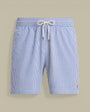 Short de Bain Ralph Lauren Bleu - Seersucker à Rayures Ralph Lauren
