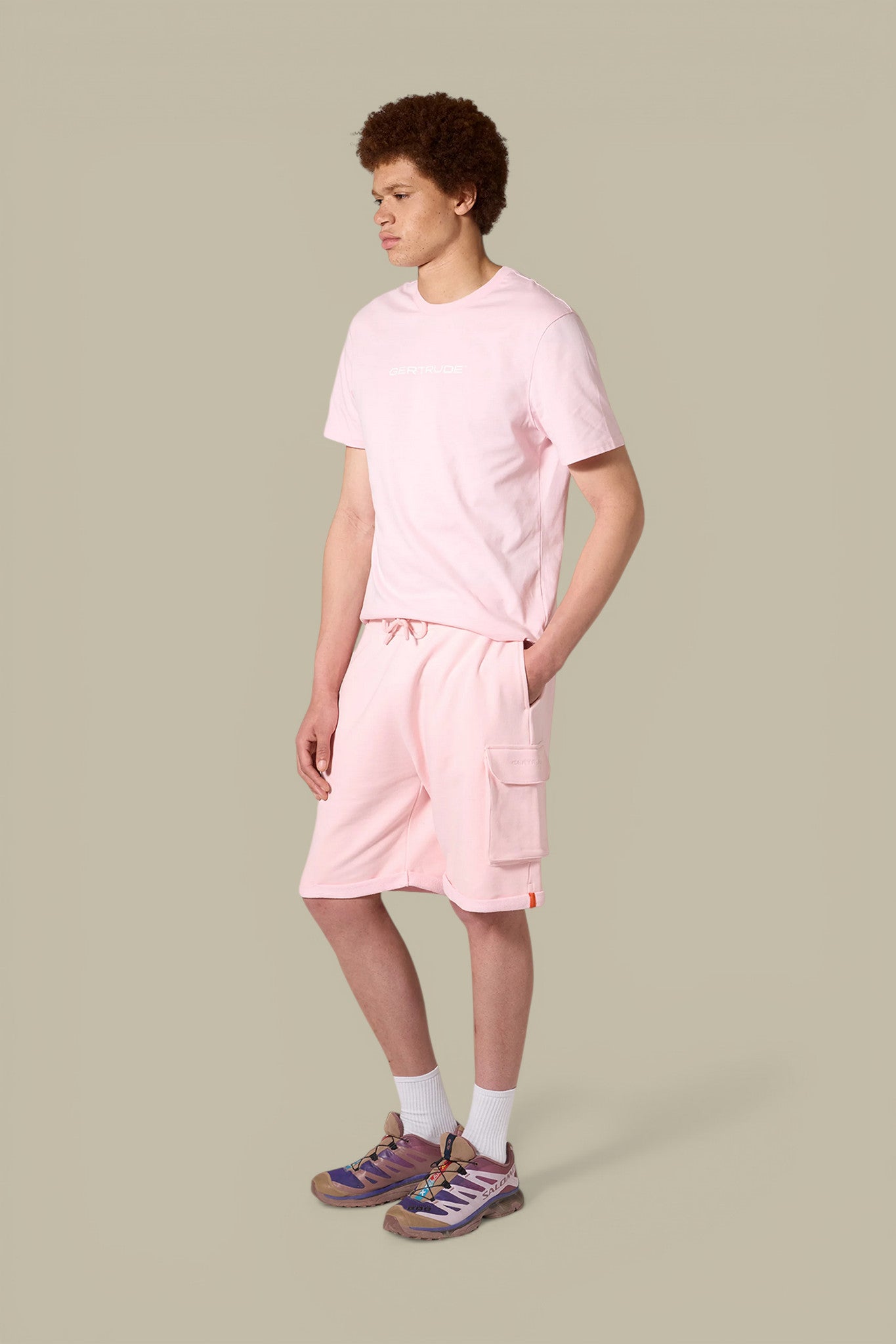 Short Gertrude Rose - Molleton Gertrude