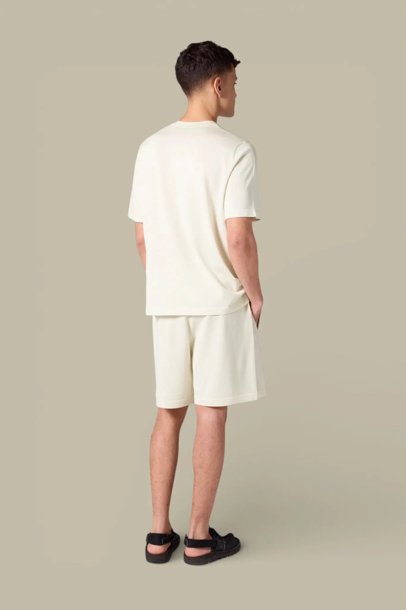 Short en maille Gertrude Creme - Isidore - SHORT