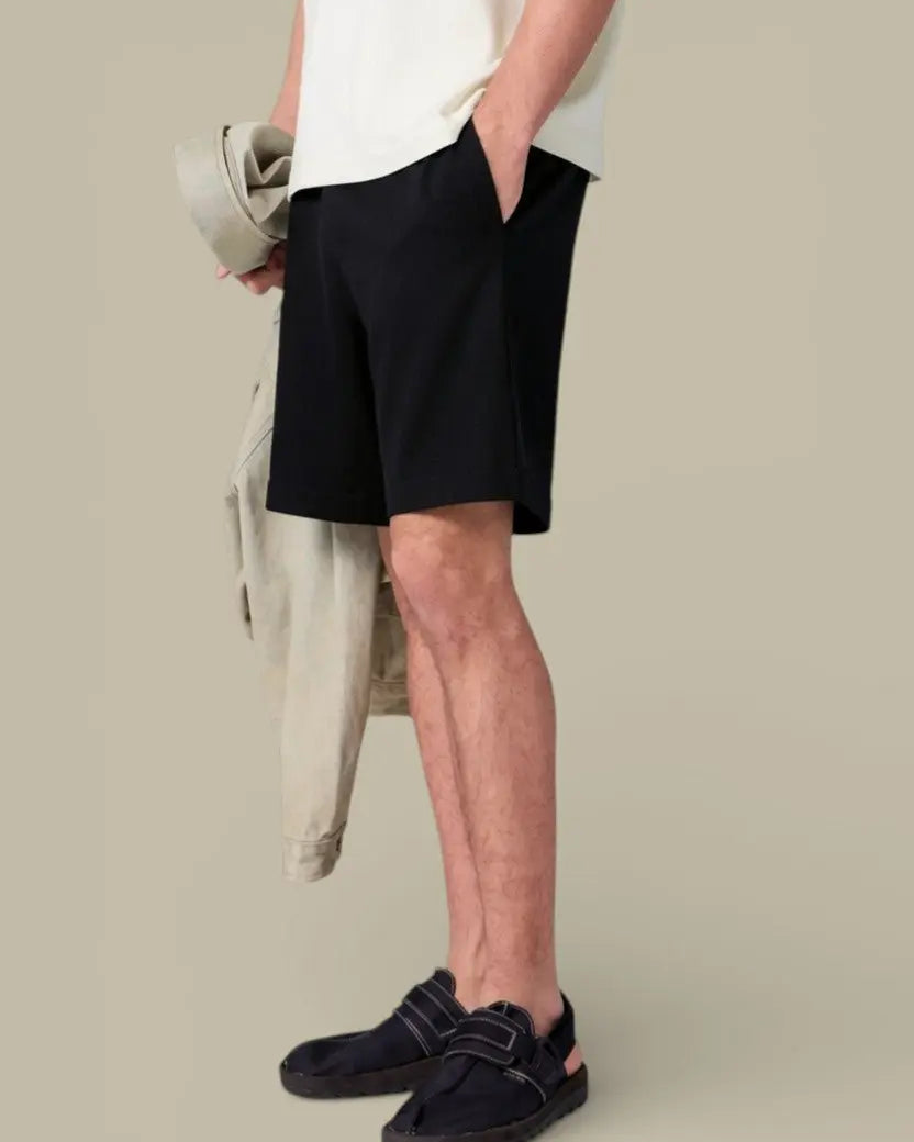 Short en maille Gertrude Noir - Isidore - SHORT