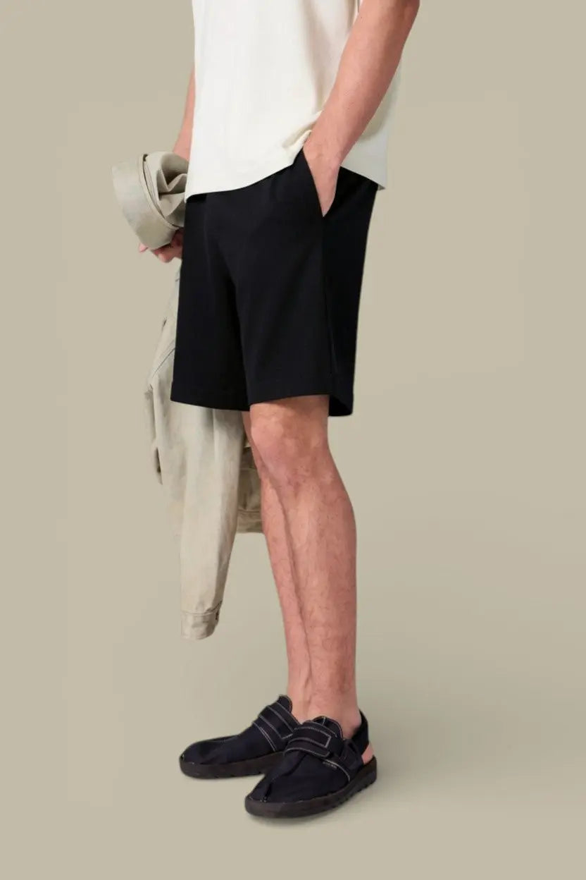 Short en maille Gertrude Noir - Isidore - SHORT