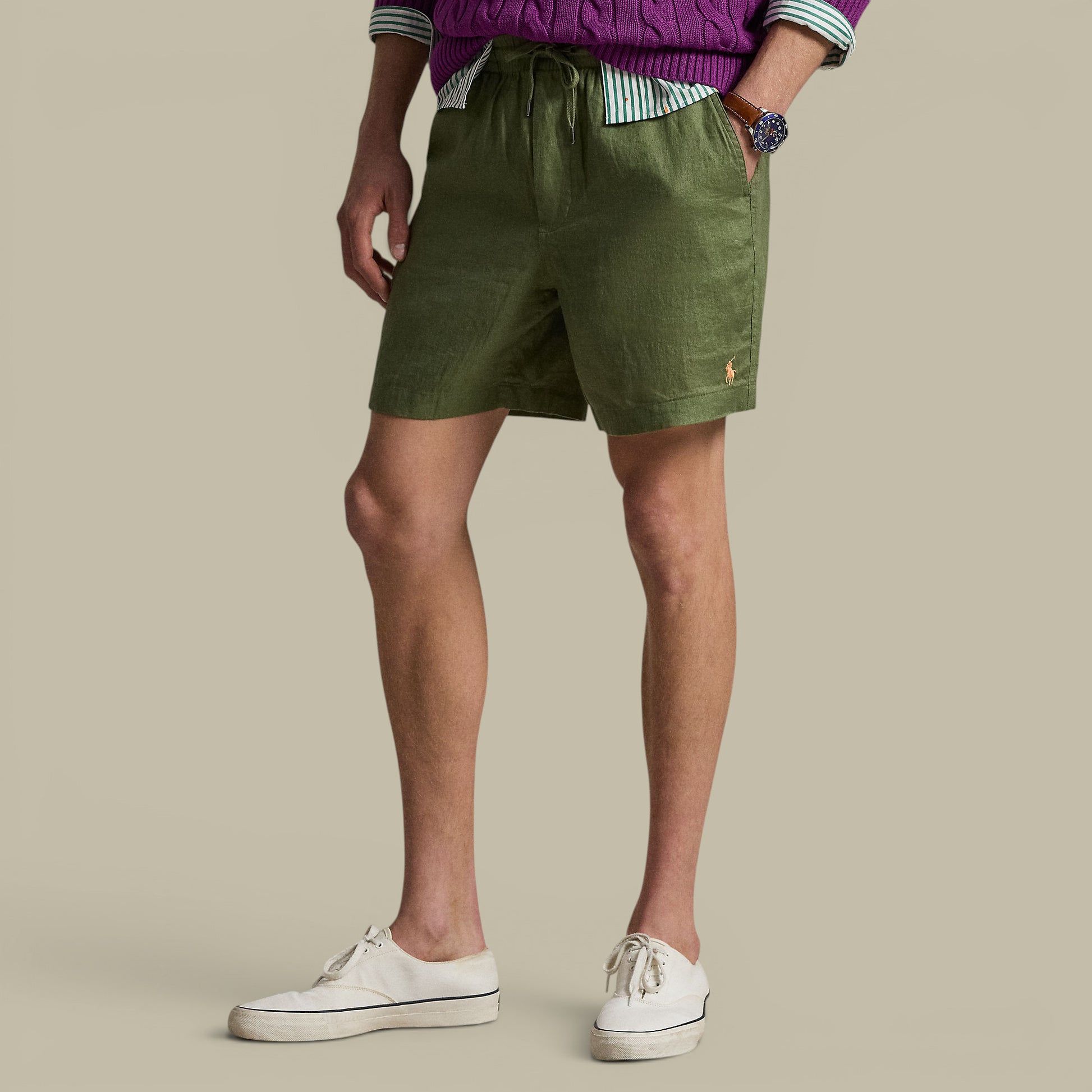 Short Ralph Lauren Kaki - Lin Ralph Lauren