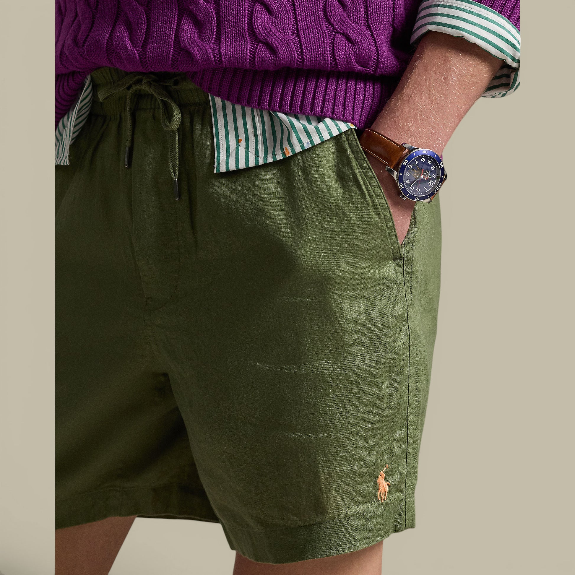 Short Ralph Lauren Kaki - Lin Ralph Lauren