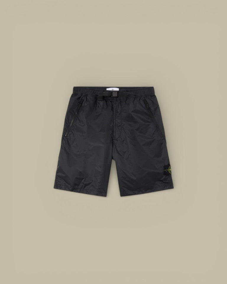 Short Stone Island Noir - Light Ripstop - SHORT