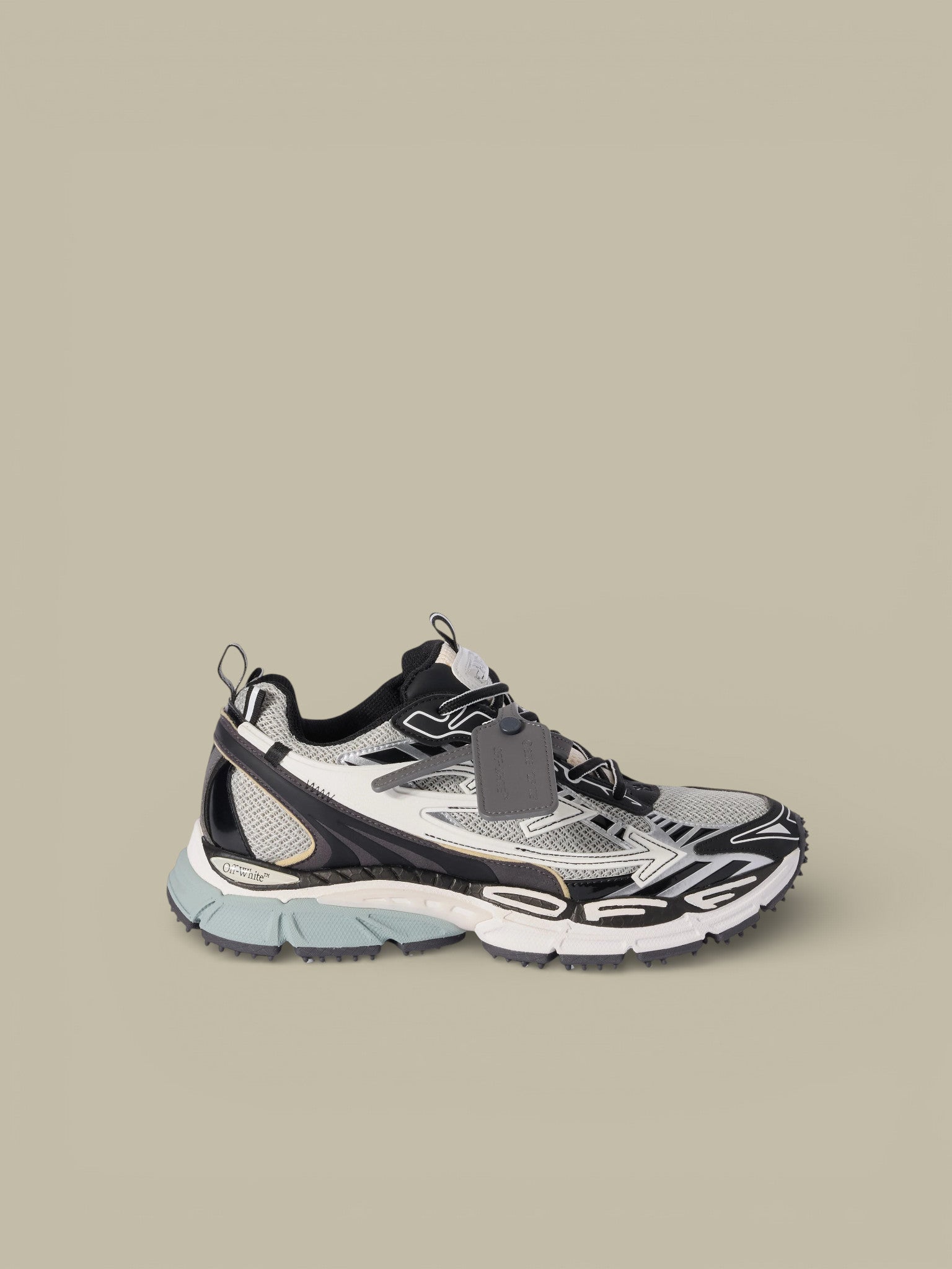 Sneakers Off - White Be Right Back - Black Grey - SNEAKERS