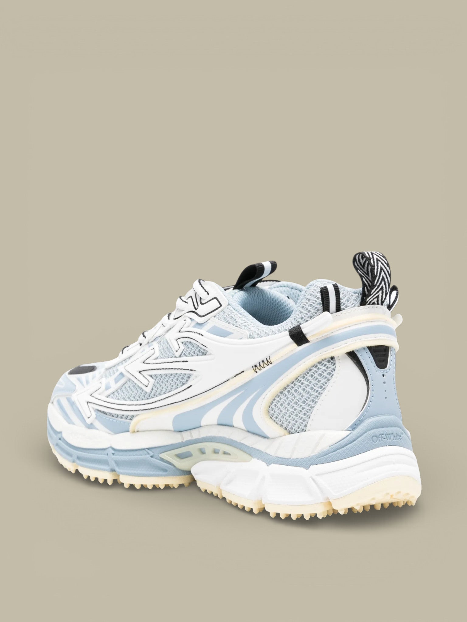 Sneakers Off - White Be Right Back - Blue Grey - SNEAKERS