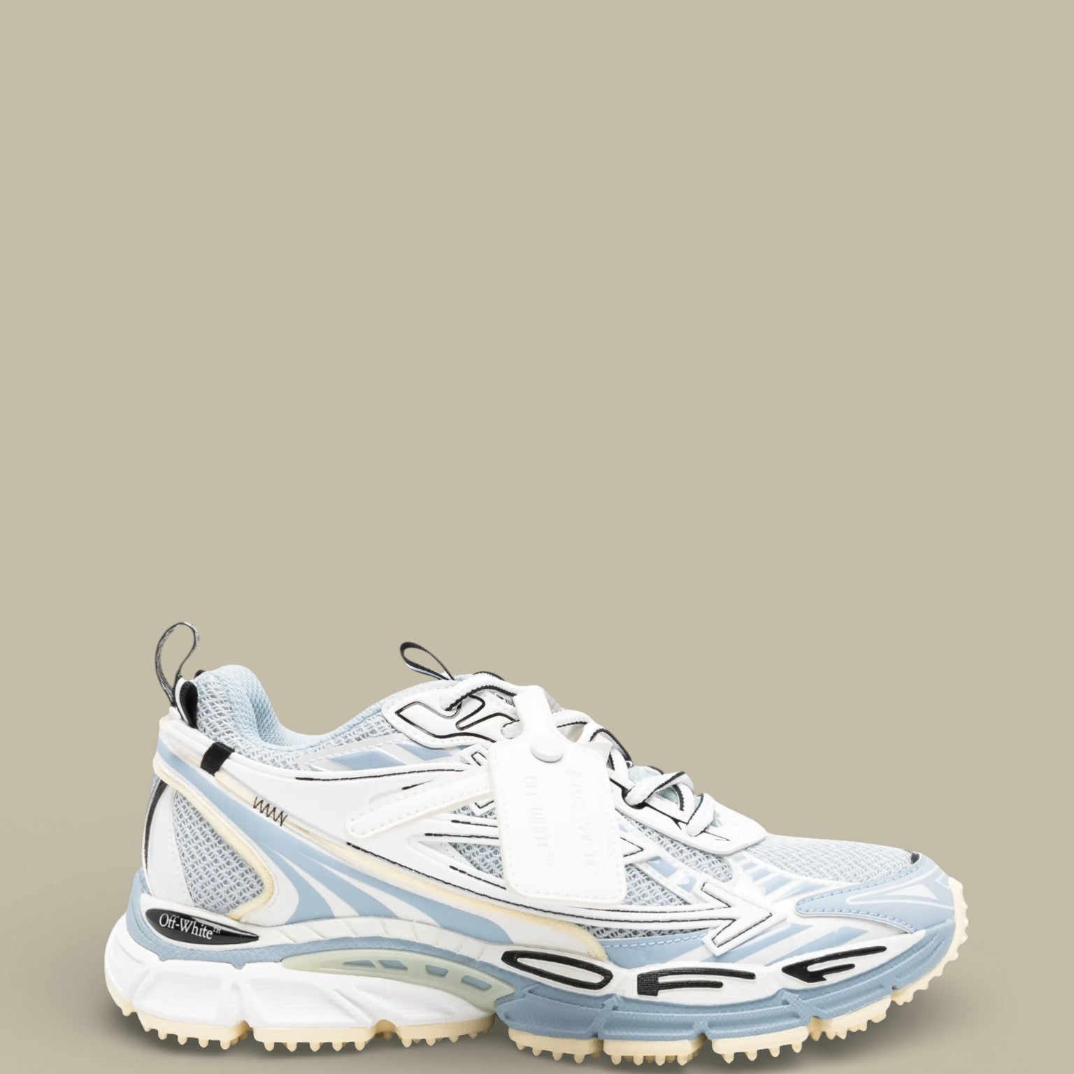 Sneakers Off - White Be Right Back - Blue Grey - SNEAKERS