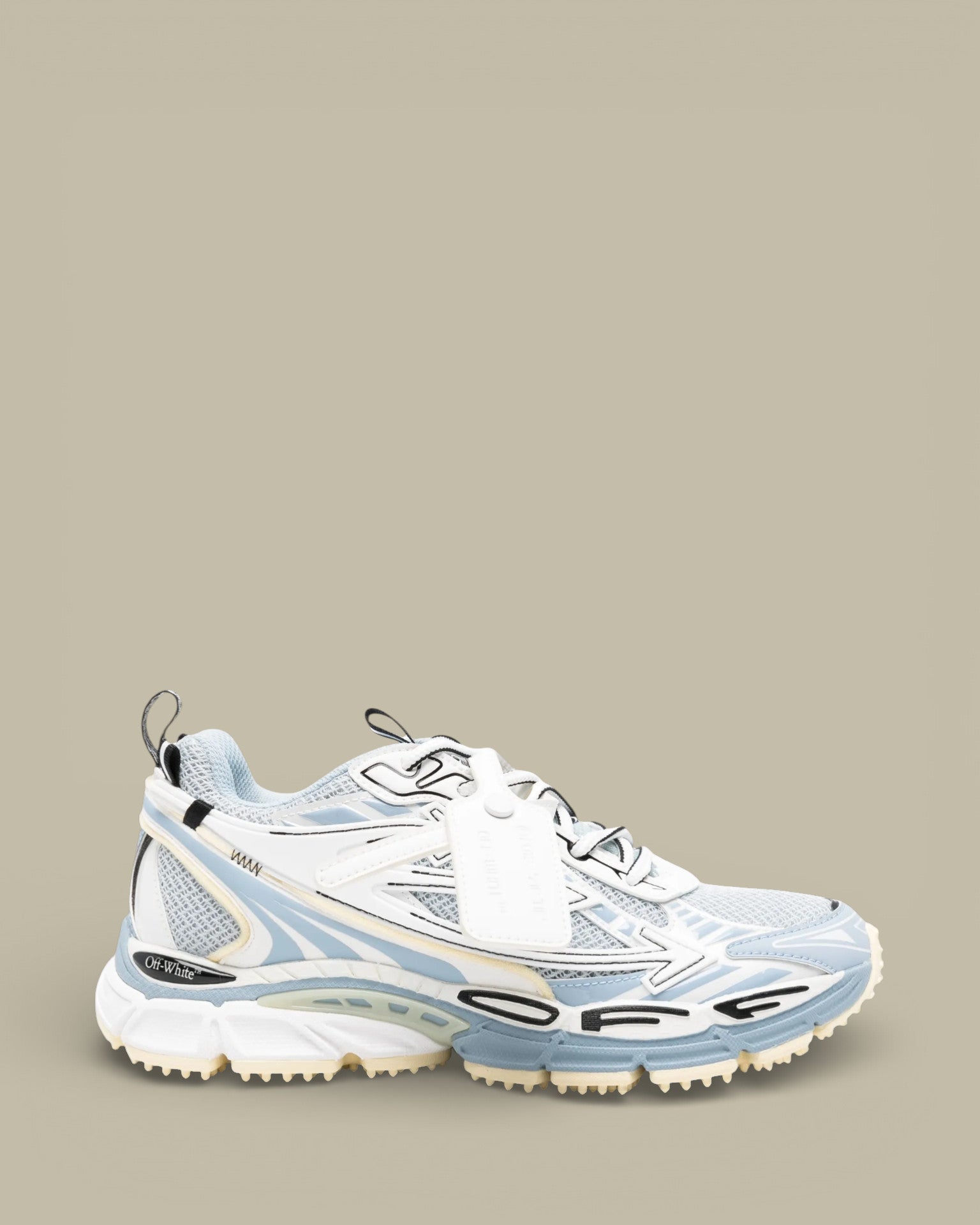 Sneakers Off - White Be Right Back - Blue Grey - SNEAKERS