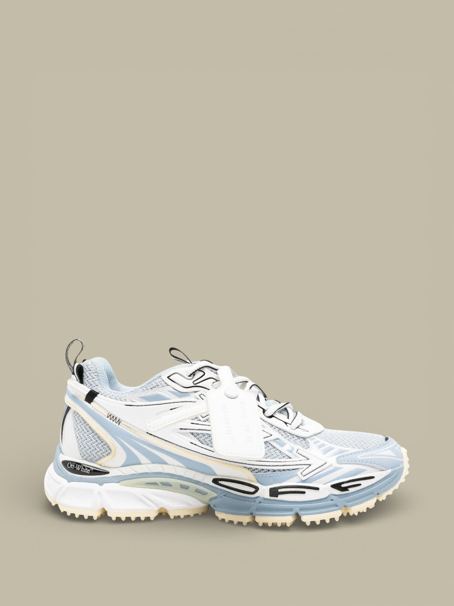 Sneakers Off - White Be Right Back - Blue Grey - SNEAKERS