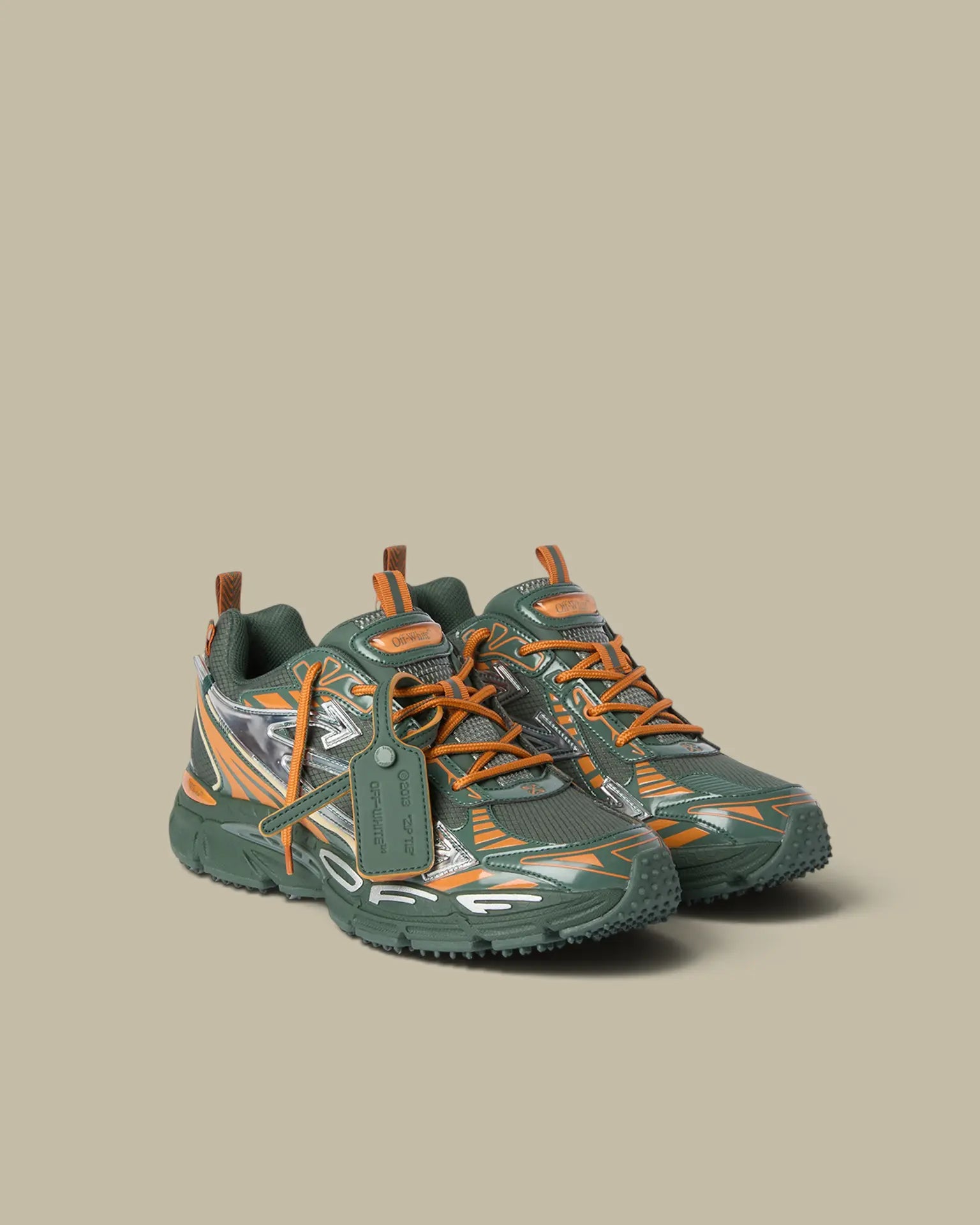 Sneakers Off-White Be Right Back  - Grey Neon Green Off-White
