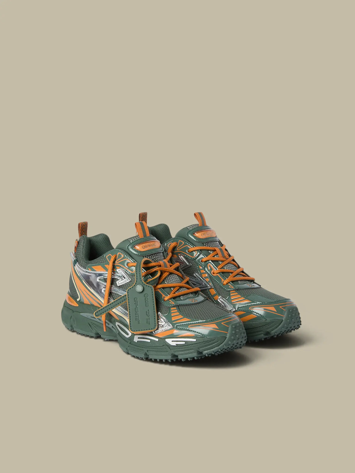 Sneakers Off-White Be Right Back  - Grey Neon Green Off-White