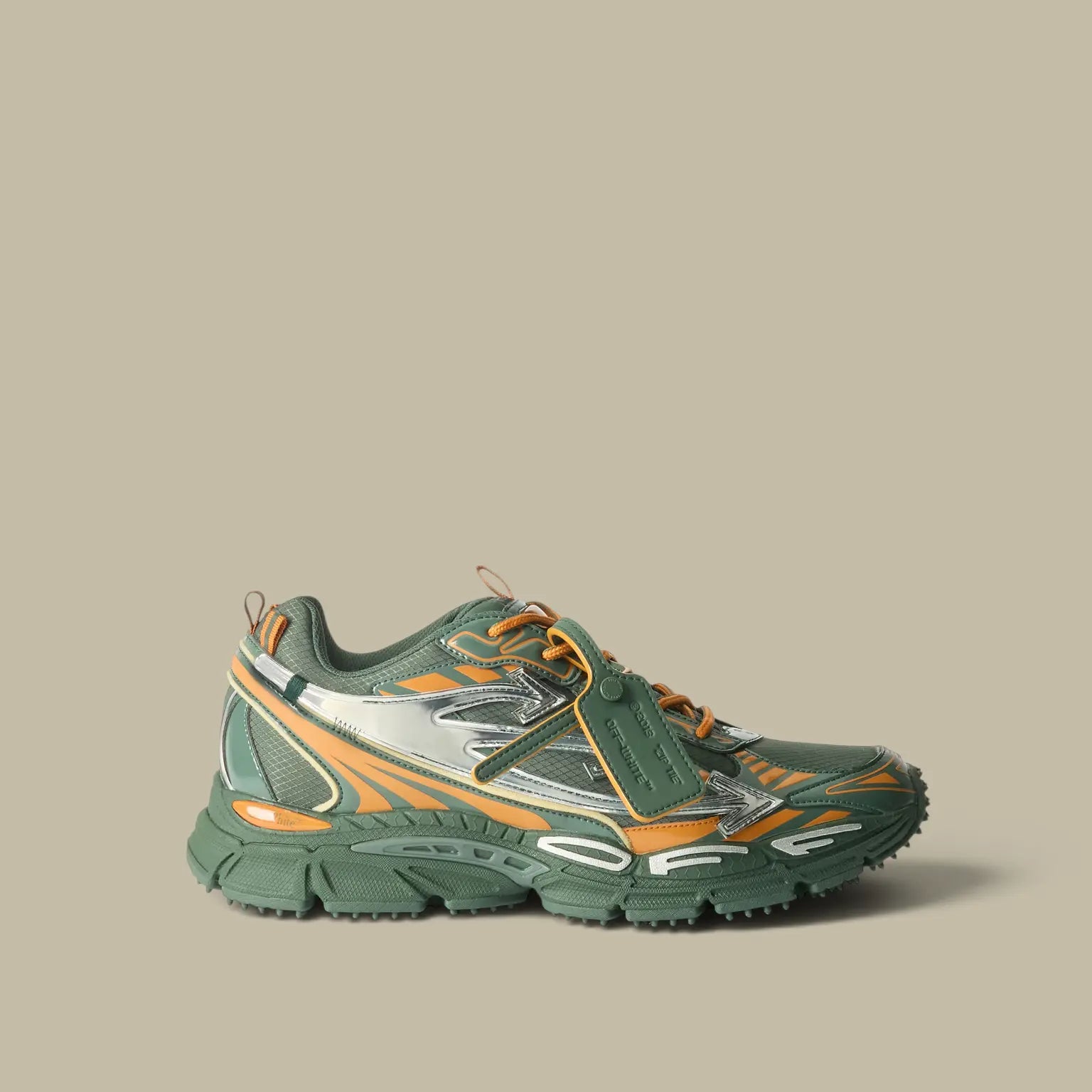 Sneakers Off-White Be Right Back  - Grey Neon Green Off-White