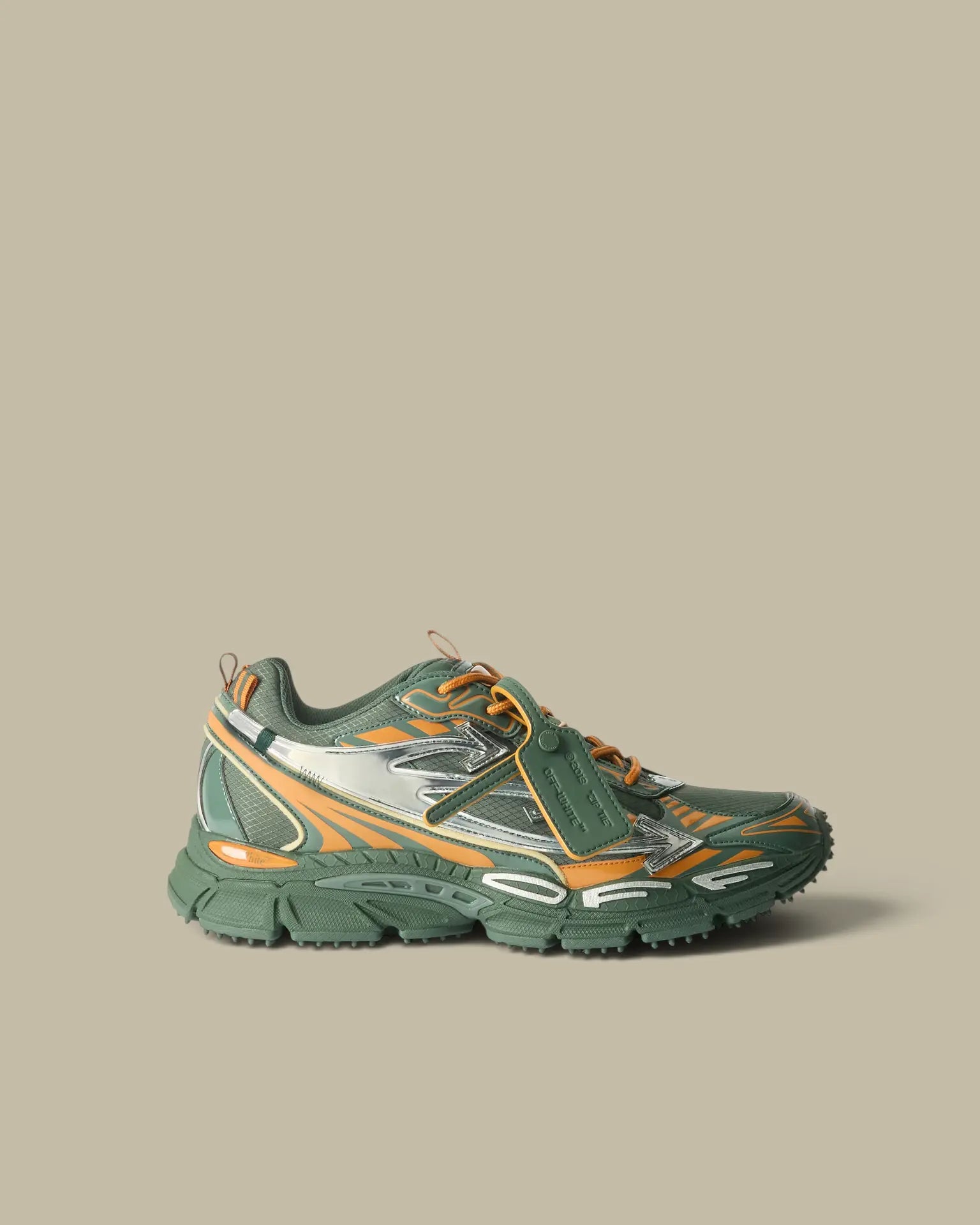 Sneakers Off-White Be Right Back  - Grey Neon Green Off-White