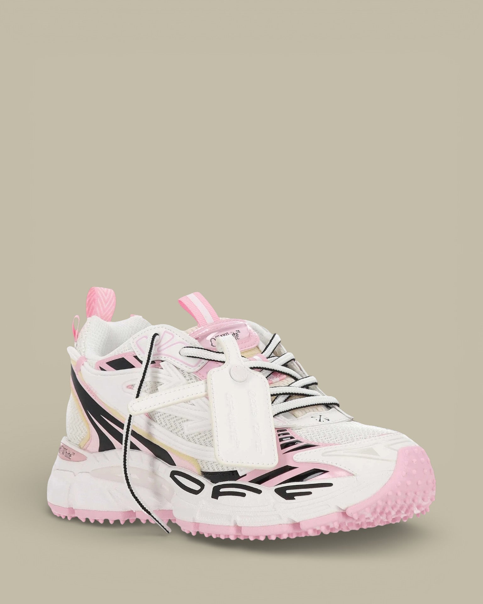 Sneakers Off - White Be Right Back - White Pink - SNEAKERS