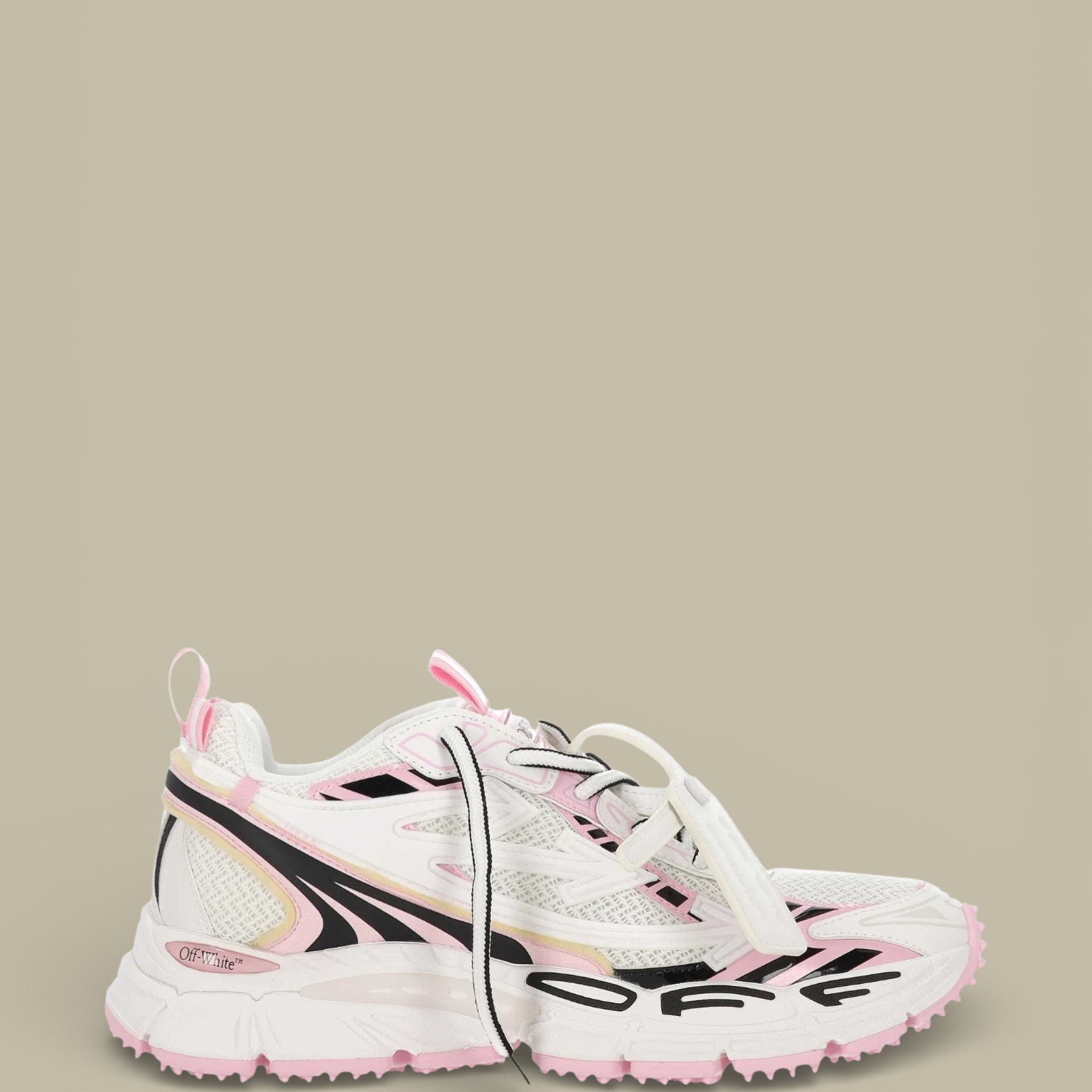 Sneakers Off - White Be Right Back - White Pink - SNEAKERS