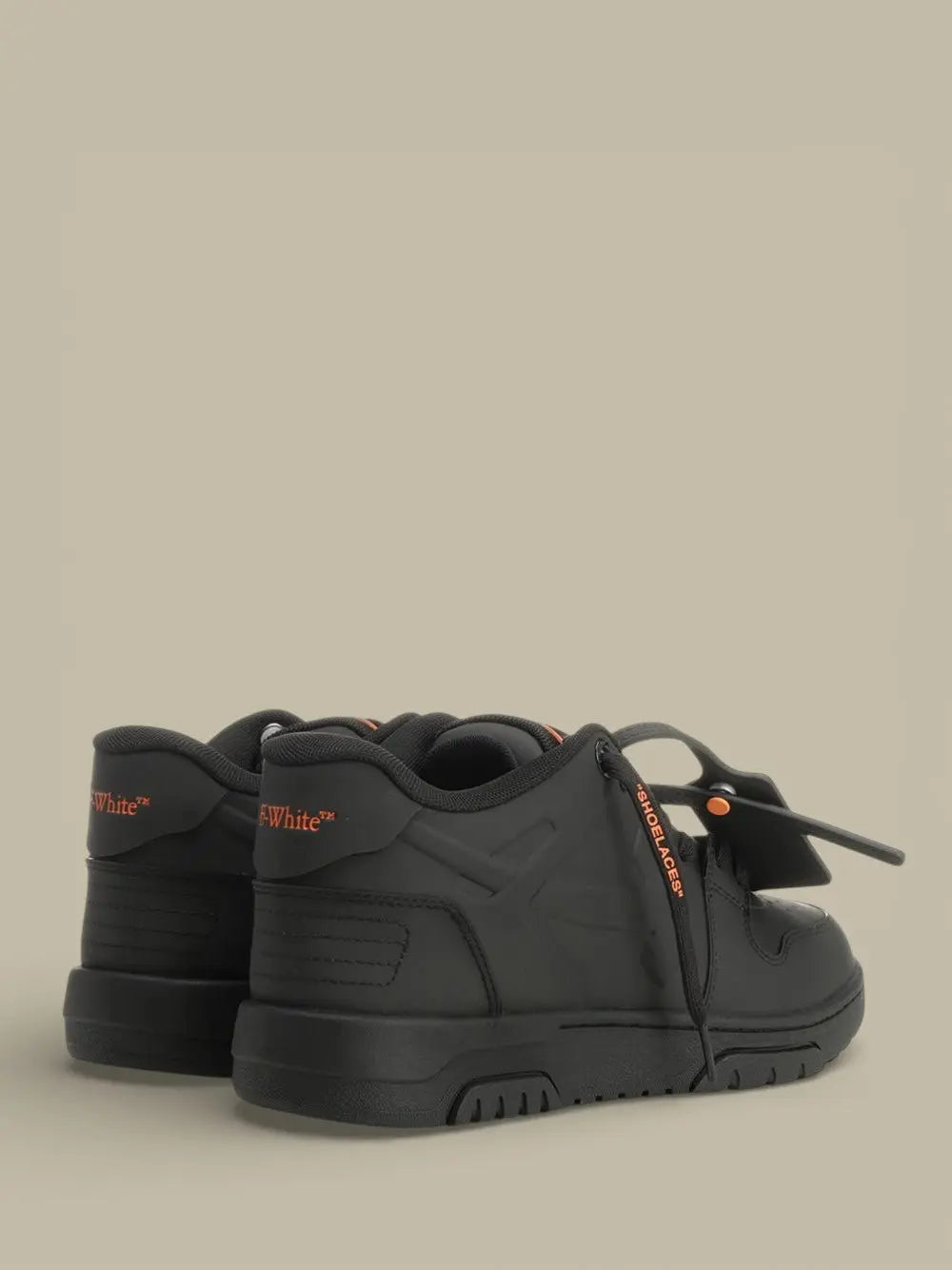 Sneakers Off - White Black Orange - Out Of Office - SNEAKERS