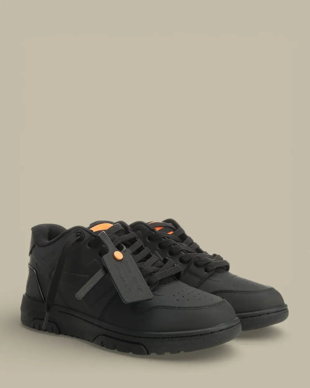 Sneakers Off - White Black Orange - Out Of Office - SNEAKERS