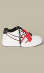 Sneakers Off - White Ooo Printed & Stitched Arrow - White Black - chaussure