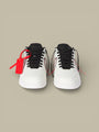 Sneakers Off - White Ooo Printed & Stitched Arrow - White Black - chaussure