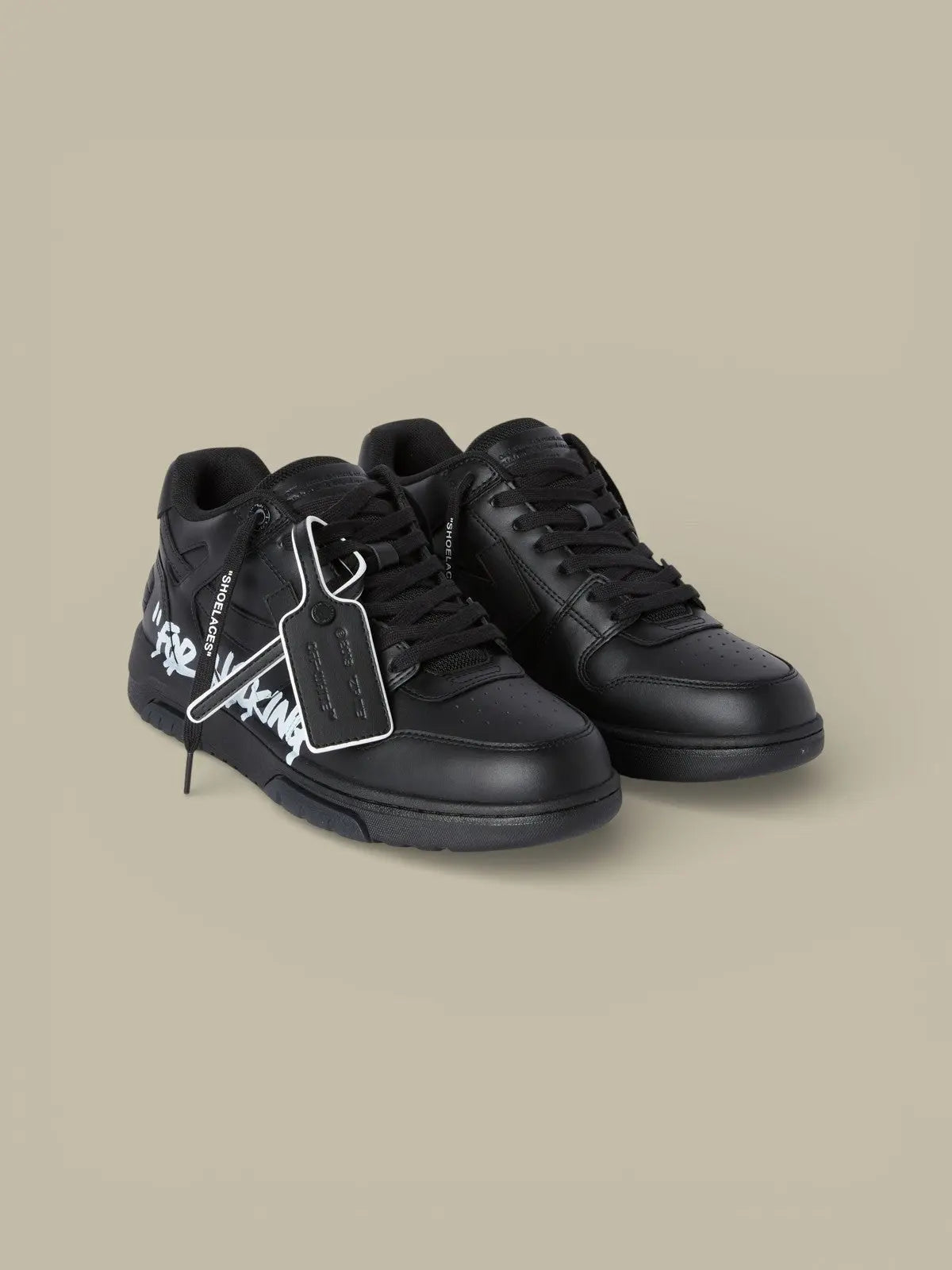 Sneakers Off - White Out Of Office - Black White - chaussure